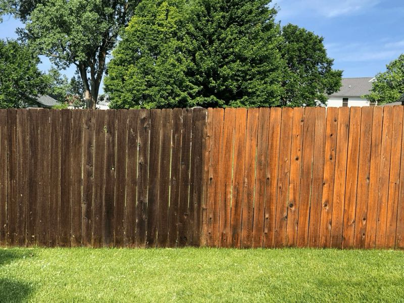 Fence Staining in University Park